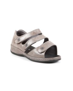 Cara ladies ultra-wide triple-strap sandal for swollen feet