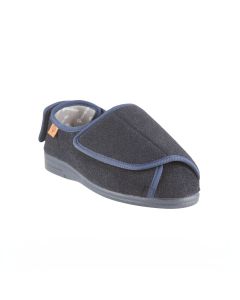 Walter men’s extra-wide, fold-flat slipper adjustable 4E-6E fitting