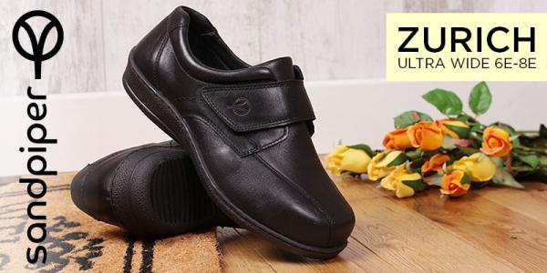 NEW Zurich Ultra Wide Ladies Shoes 6E-8E